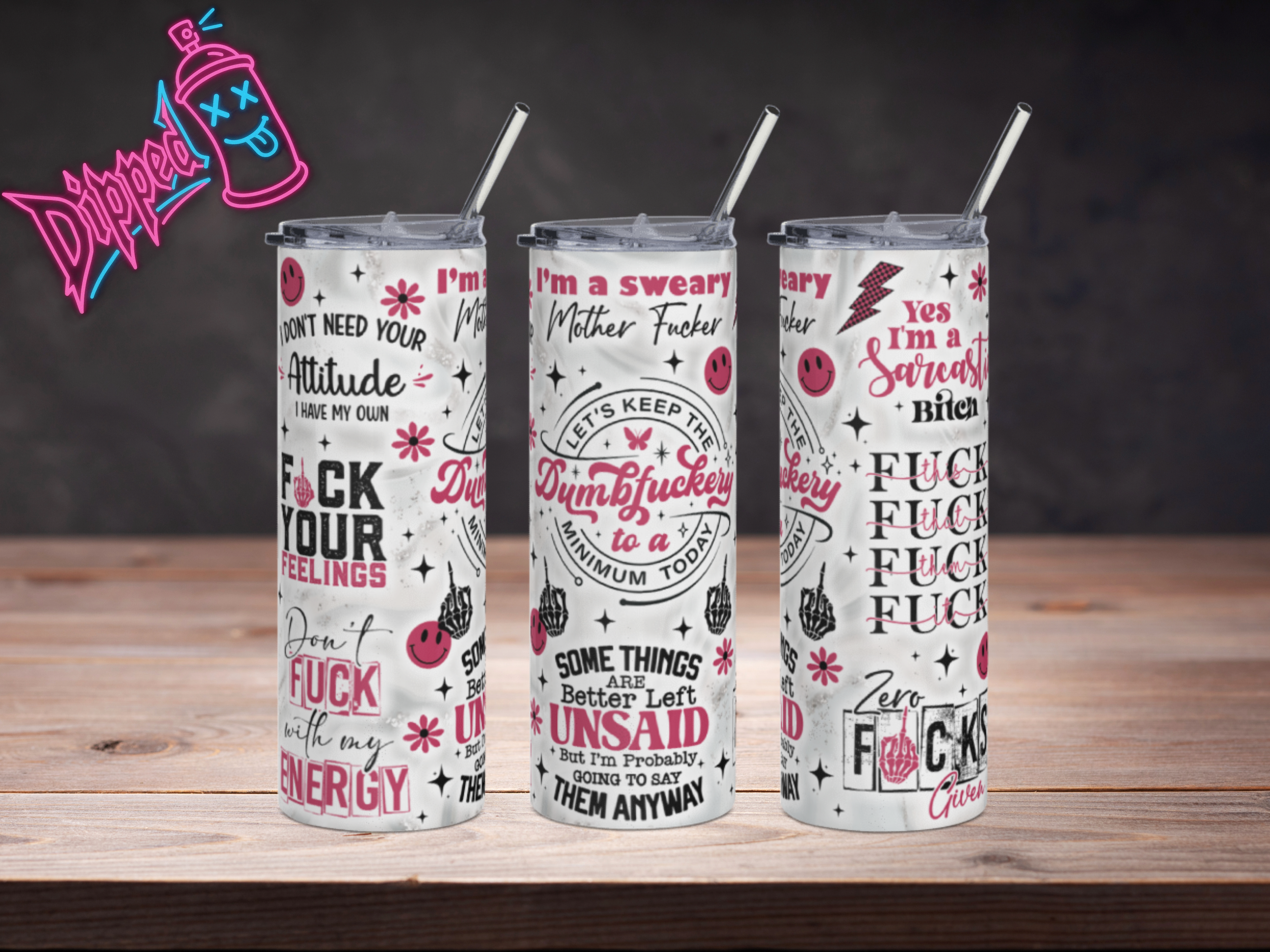 Black & Pink Swear Cup!